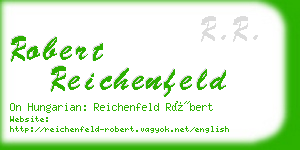 robert reichenfeld business card